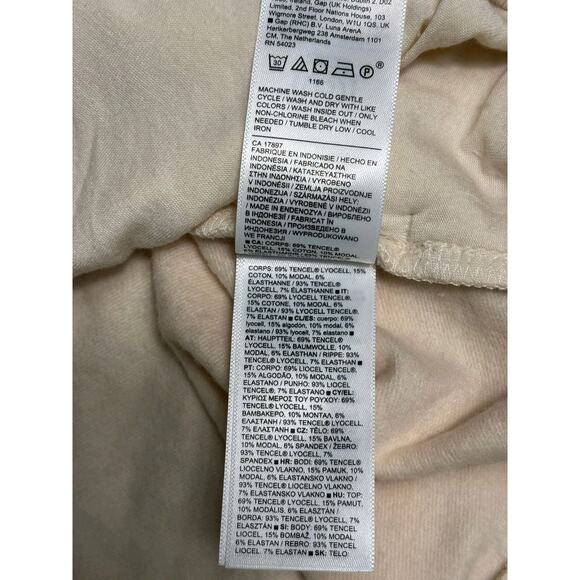 Athleta Balance Cinch Turtleneck Sweatshirt Womens Size S Chantilly Cream - Picture 6 of 9